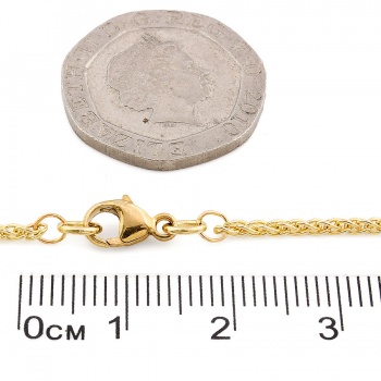 9ct gold 22 inch spiga Chain